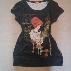 Cute y2k Graphic Print T-Shirt