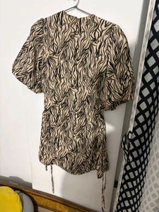 Stylish Animal Print Mini Dress