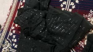 ❗ Black Sequined Saree❗