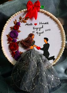 Couple's Embroidery Design