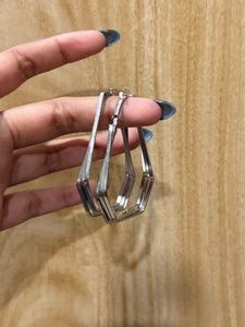 Geometric Outline Hoop Earrings