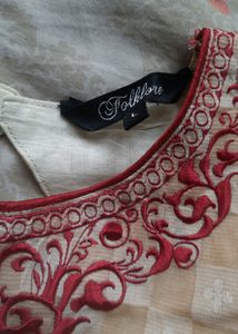 Classy Off-white Anarkali Kurta