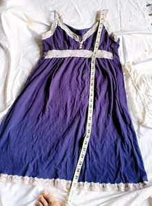 Comfy Navy Blue Nightgown