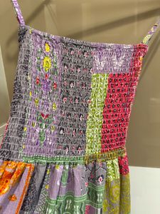 Boho Patchwork Maxi Dress