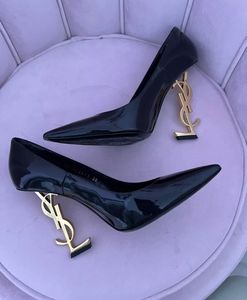 Saint Laurent Black Patent Heels👠