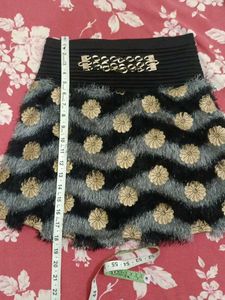 Unique Flower Mini Skirt