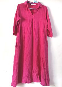 Indifusion Pink A-line Dress