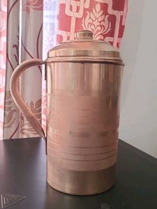 Vintage Copper Water Pitcher Jug