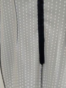 Chic Navy Polka Dot Dress