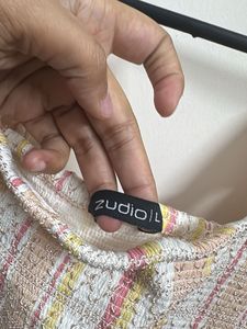 Zudio tie-up sleeves dress