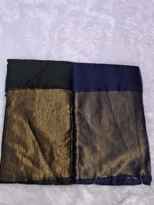 Elegant Sarees for Women 2pcs without blouse