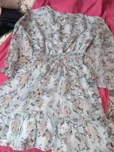 Light Blue Floral Dress