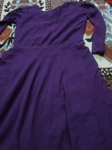 Elegant Purple Anarkali Kurta