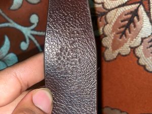 WOODLAND ORIGINAL BROWN LEATHER BELT