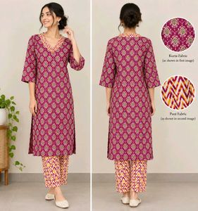 Ethnic Printed Kurta Set
