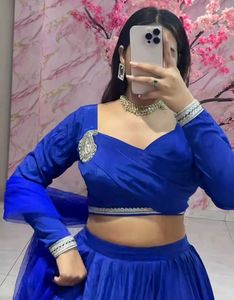 Royal Blue Lehenga Choli Set