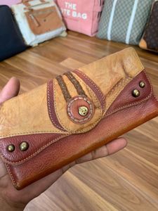 Vintage Esquire Boho Leather Continental Wallet