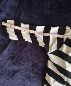 Striped Open-Front Top