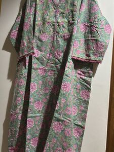 Kurta Green Floral