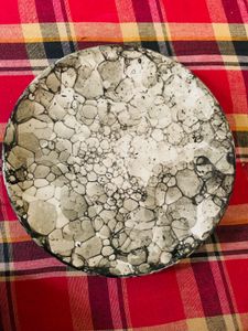 3Unique Bubble Pattern Decorative Plate