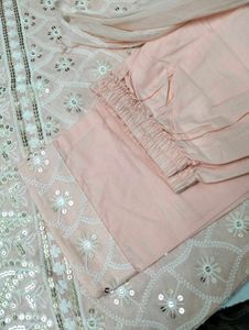 Pastel Chikankari Frock Suit