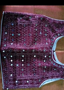 festive top and lehanga skirt