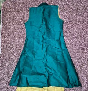 Teal Kurta Set with Palazzo Pants