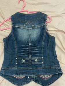 Y2k Denim Vest