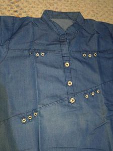 Blue Denim kurti