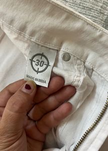 Stylish White Women's Jeans