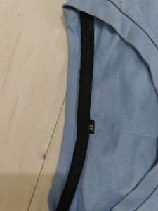 light blue steerwear T-shirt with bold Bear