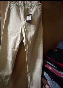 Brand New Casual Beige Pants