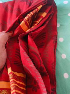 Beautiful Red Ethnic Saree