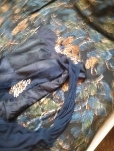Beautiful Heavy Partywear Gown In  Attached Dupatt