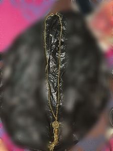 Elegant Gold Tassel Pendant Necklace
