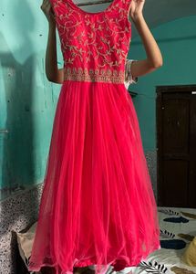 Stunning Pink Embellished Gown