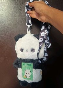Cute Panda Lanyard Pouch