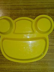 Mickey &amp; Apple Food Plates Set of 2 Combo for Kids