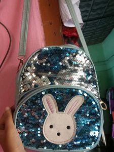Cute Sequin Bunny Backpack