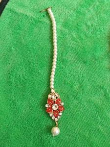 Stunning Red &amp; Pearl Jewellery Set