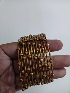 Antique Gold Afghani Bangles