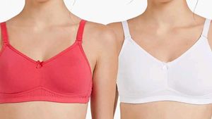 ❤️🤍 Comfortable Cotton Bras (Pack of 2) ❤️🤍