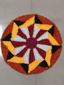 Colorful Floral Rangoli