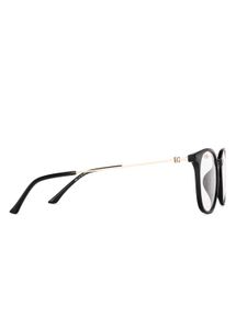 Black Round Frame Glasses