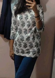 Printed Short Kurti