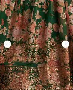GREEN AND PINK Embroidered LEHENGA💅🏻