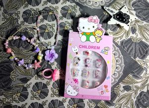 Kids Hello Kitty Jewelry &amp; Nail Set