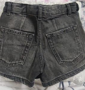 Zara Denim Skirt Shorts