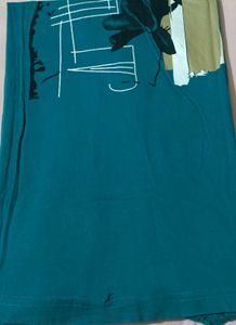 Teal Graphic Print T-Shirt