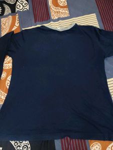 Navy Blue "Make A Wish" Graphic Top